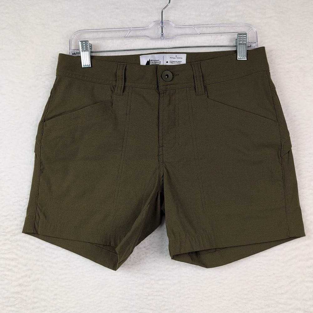 Mountain Equipment MEC Terrena Stretch 5" Shorts Women's 6 Olive Green